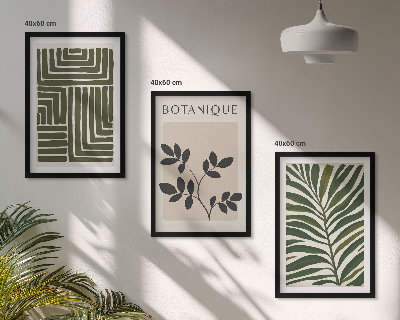 Composizione di quadri minimalismo bohémien botanico