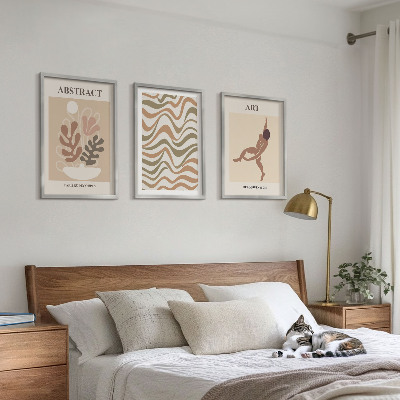 Set di quadri incorniciati Motivi astratti bohémien di Matisse