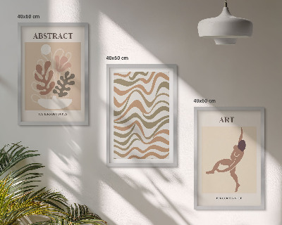 Set di quadri incorniciati Motivi astratti bohémien di Matisse