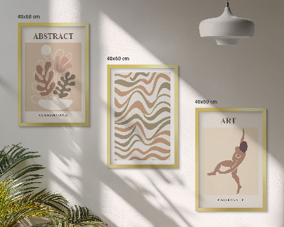 Set di quadri incorniciati Motivi astratti bohémien di Matisse
