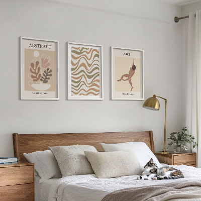Set di quadri incorniciati Motivi astratti bohémien di Matisse