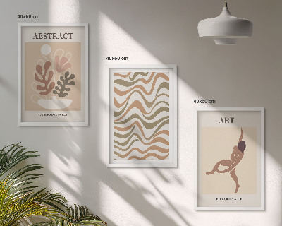 Set di quadri incorniciati Motivi astratti bohémien di Matisse