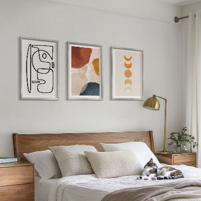 Set di quadri incorniciati Decorazioni astratte a colori