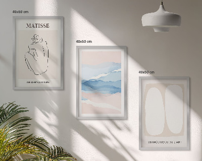Set di 3 quadri Le forme astratte di Matisse