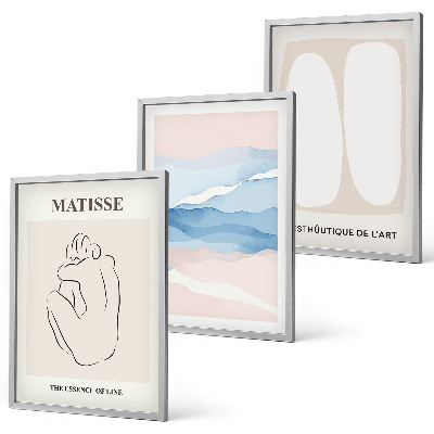 Set di 3 quadri Le forme astratte di Matisse