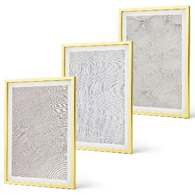 Composizione di quadri modelli di sabbia con strutture geometriche