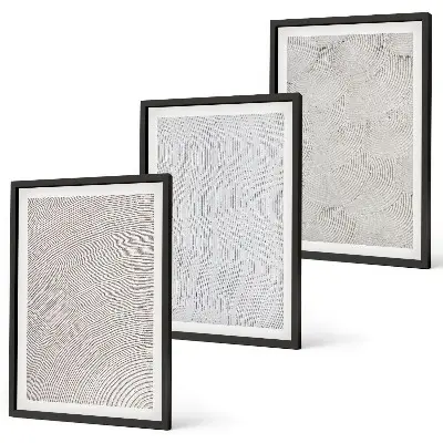 Composizione di quadri modelli di sabbia con strutture geometriche
