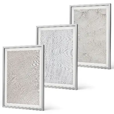 Composizione di quadri modelli di sabbia con strutture geometriche