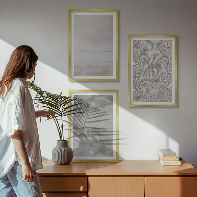 Set di quadri incorniciati Texture minimaliste moderne