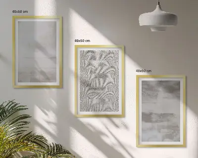 Set di quadri incorniciati con texture minimaliste moderne