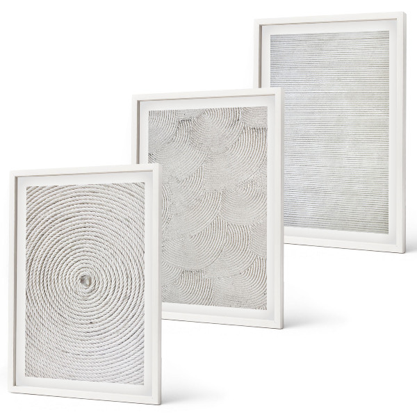 Set di 3 quadri Motivi geometrici in cartone