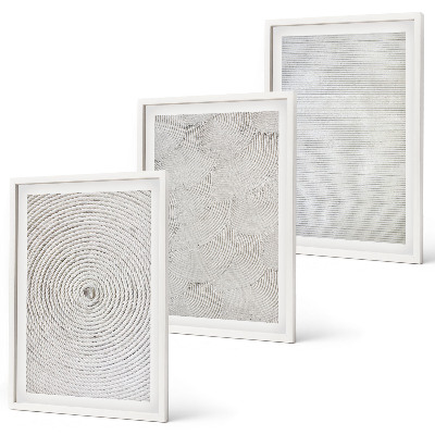 Set di 3 quadri Motivi geometrici in cartone