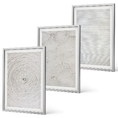 Set di 3 quadri Motivi geometrici in cartone