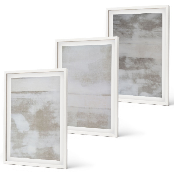 Set di 3 quadri Texture moderne dall'aspetto invecchiato