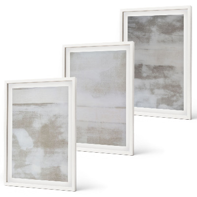 Set di 3 quadri Texture moderne dall'aspetto invecchiato