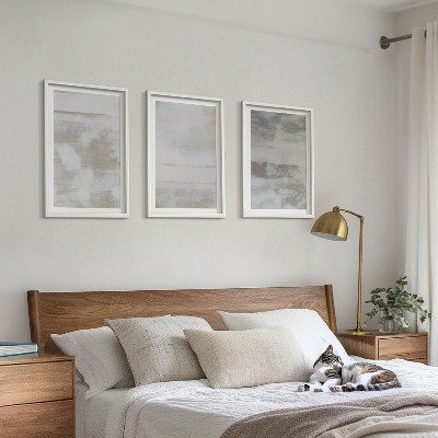 Set di 3 quadri Texture moderne dall'aspetto invecchiato