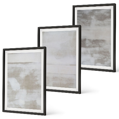 Set di 3 quadri Texture moderne dall'aspetto invecchiato