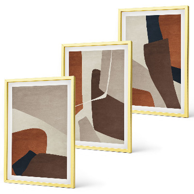 Set di quadri incorniciati Strutture moderne astratte