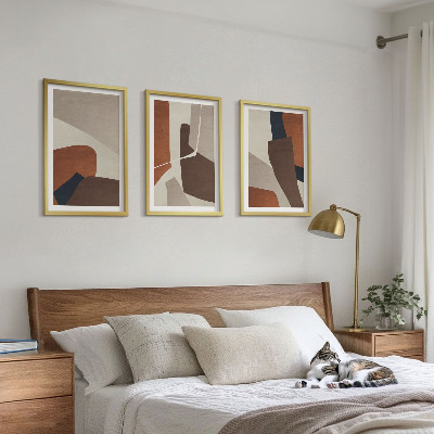 Set di quadri incorniciati Strutture moderne astratte