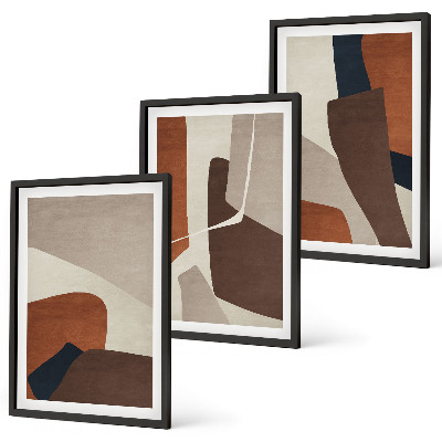 Set di quadri incorniciati Strutture moderne astratte