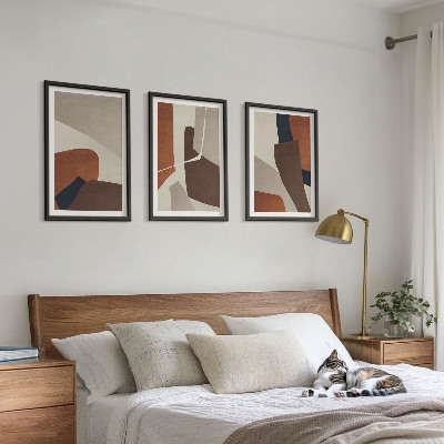 Set di quadri incorniciati Strutture moderne astratte