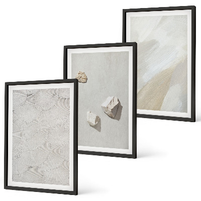 Set di quadri incorniciati Pietre arenarie, pittura moderna