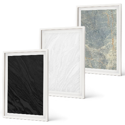 Set di quadri incorniciati I colori delle eleganti strutture in pietra