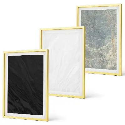 Set di quadri incorniciati con stampa I colori delle eleganti strutture in pietra