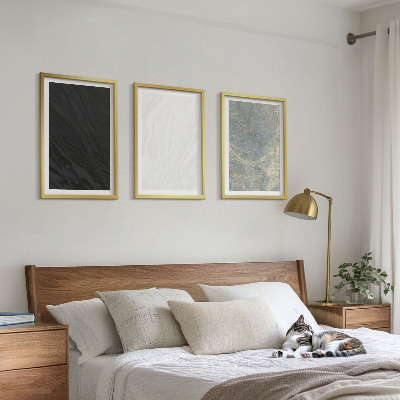 Set di quadri incorniciati I colori delle eleganti strutture in pietra