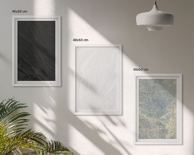Set di quadri incorniciati I colori delle eleganti strutture in pietra