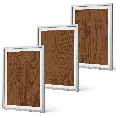 Set di 3 quadri texture del legno corteccia minimalismo