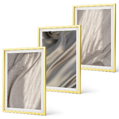Composizione di quadri Tessuti boho naturali in primo piano