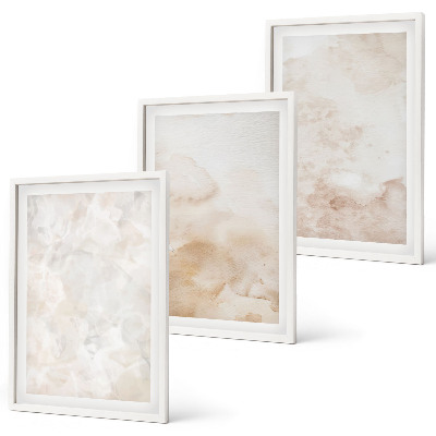 Composizione di quadri Texture pastello alla moda