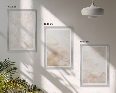 Composizione di quadri Texture pastello alla moda