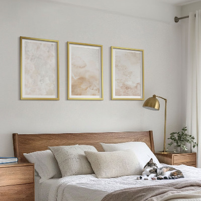 Composizione di quadri Texture pastello alla moda