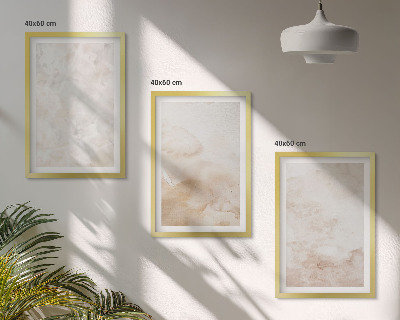 Composizione di quadri Texture pastello alla moda