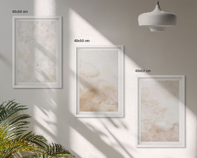 Composizione di quadri Texture pastello alla moda
