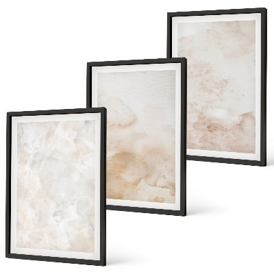 Composizione di quadri Texture pastello alla moda