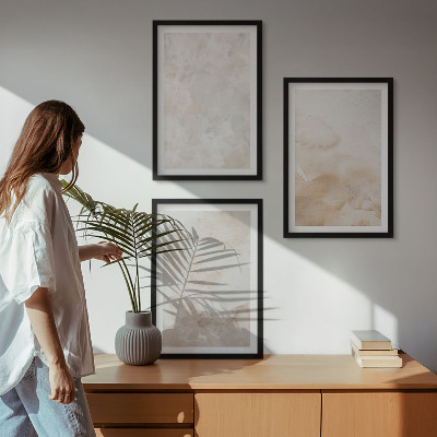 Composizione di quadri Texture pastello alla moda