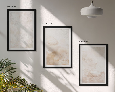 Composizione di quadri Texture pastello alla moda