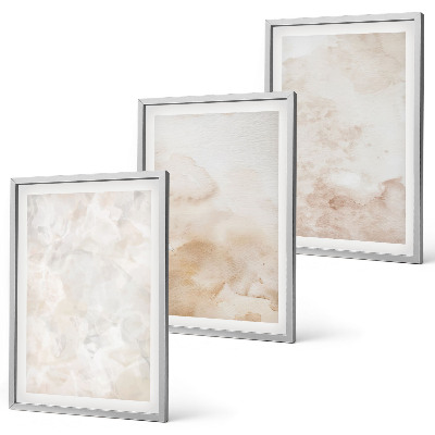 Composizione di quadri Texture pastello alla moda