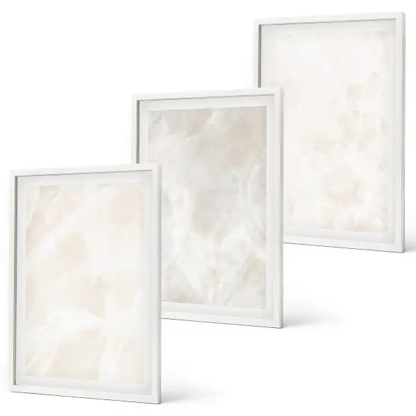 Set di quadri incorniciati motivo con struttura in marmo elegante