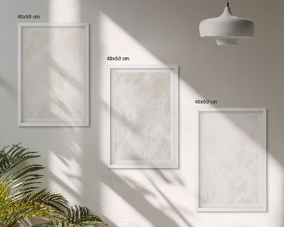 Set di quadri incorniciati La struttura dell'elegante marmo