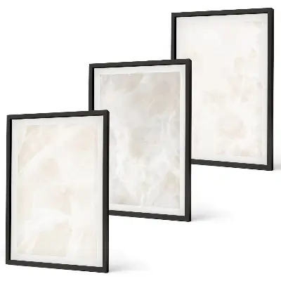 Set di quadri incorniciati motivo con struttura in marmo elegante