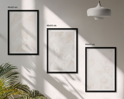 Set di quadri incorniciati La struttura dell'elegante marmo