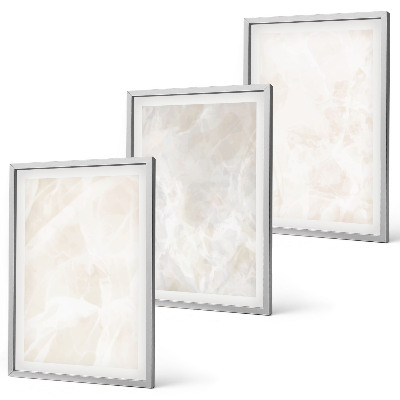 Set di quadri incorniciati La struttura dell'elegante marmo