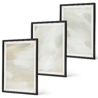 Set di 3 quadri decorazione da parete con motivi astratti boho dai colori vivaci