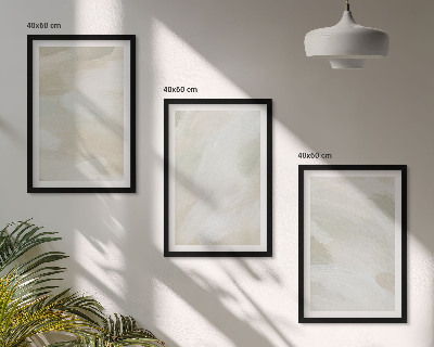 Set di 3 quadri Colori vivaci astratti boho