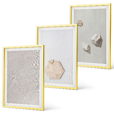 Composizione di quadri Texture leggere e boho effetto sabbia