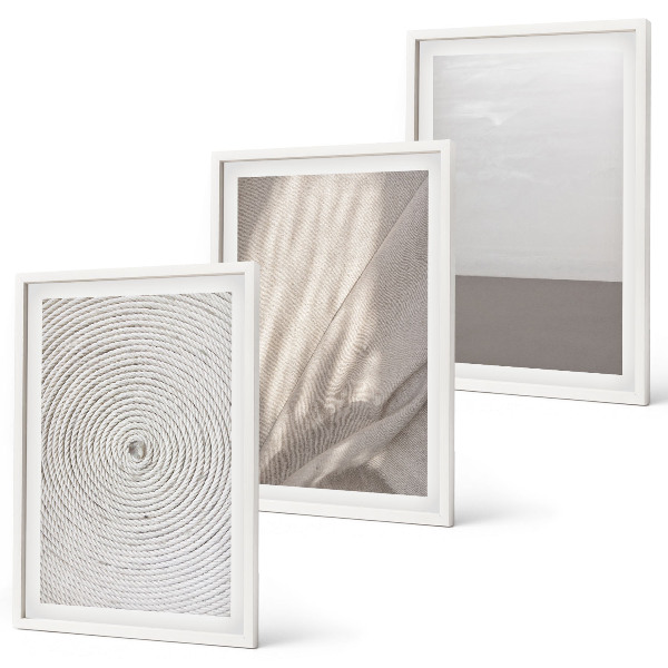 Composizione di quadri Texture boho naturali